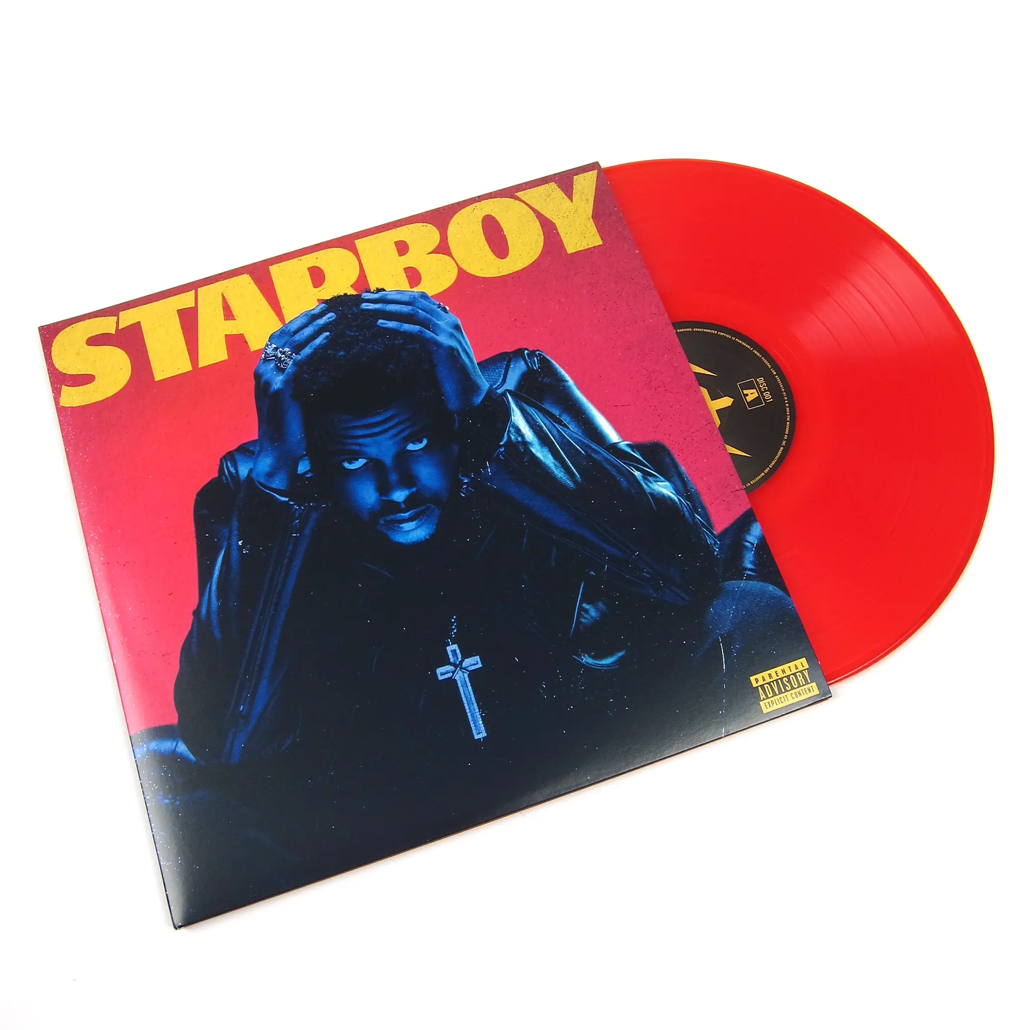 The Weeknd Starboy R&B PBR&B Translucent Red Pressing Colored Vinyl 2LP (Long Play) Record