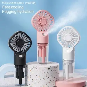 Hot Selling Hand-held Spray Mini Fan With USB-C charger included Portable Rechargeable Outdoor Humidification Cool Mist Handheld Fans