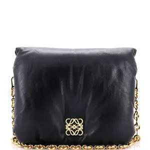 Pre-owned Loewe Leather Shoulder Bags Goya Puffer Bag Medium by Rebag