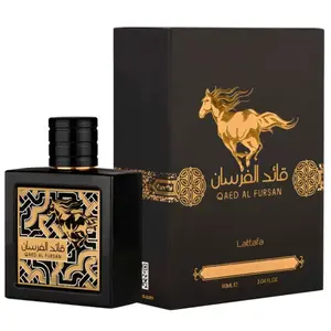 Lattafa Qaed Al Fursan - Eau de Parfum Long-Lasting Fragrance for Unisex, 3.40 Ounce / 100 ml