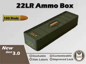 Ammo Storage Box 22LR 100 Rounds