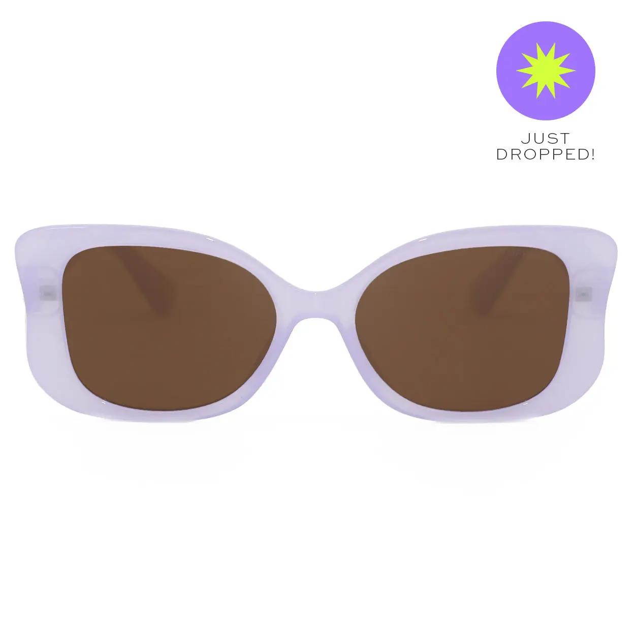Empress - Purple Tangle Free Oversized Butterfly Sunglasses - Certified Shatter-Resistant Lenses - UV400 - For Women & Men