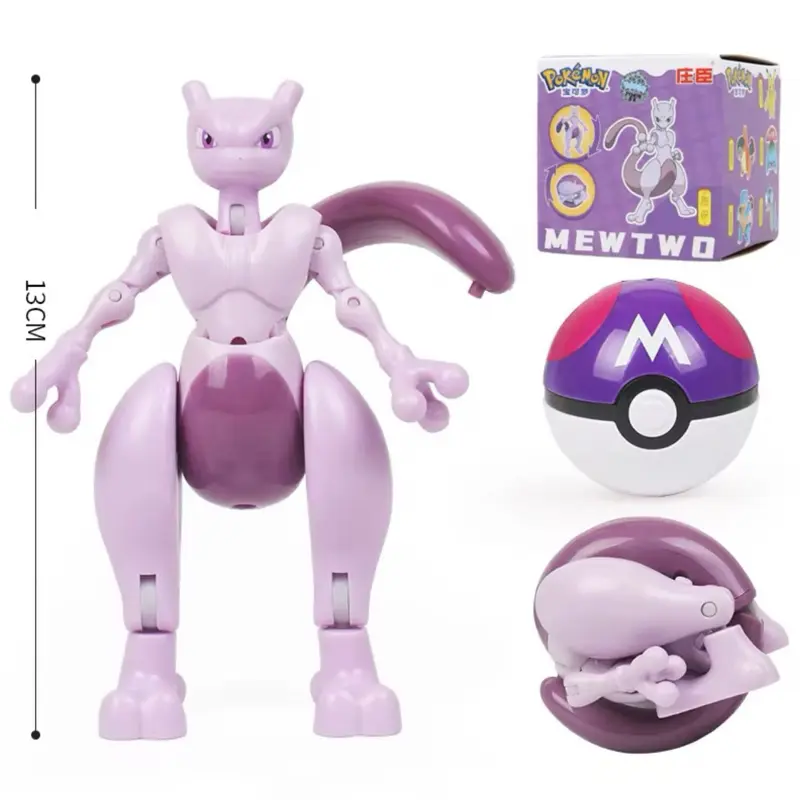 Mewtwo and Pokeball Toy Pokemon Mewtwo and Pokeball Toy Pokemon