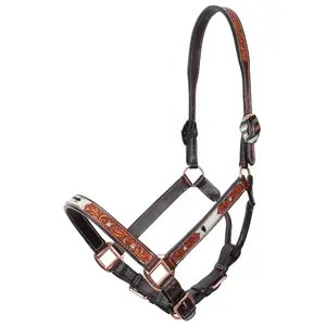 Pansy Leather Halter