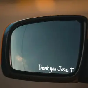 Creative Letter Pattern Car Rearview Mirror Sticker, Car Rearview Mirror Decal, Decoration Accessories for Vehicle, Truck, SUV, Van, Sticker For Cars
