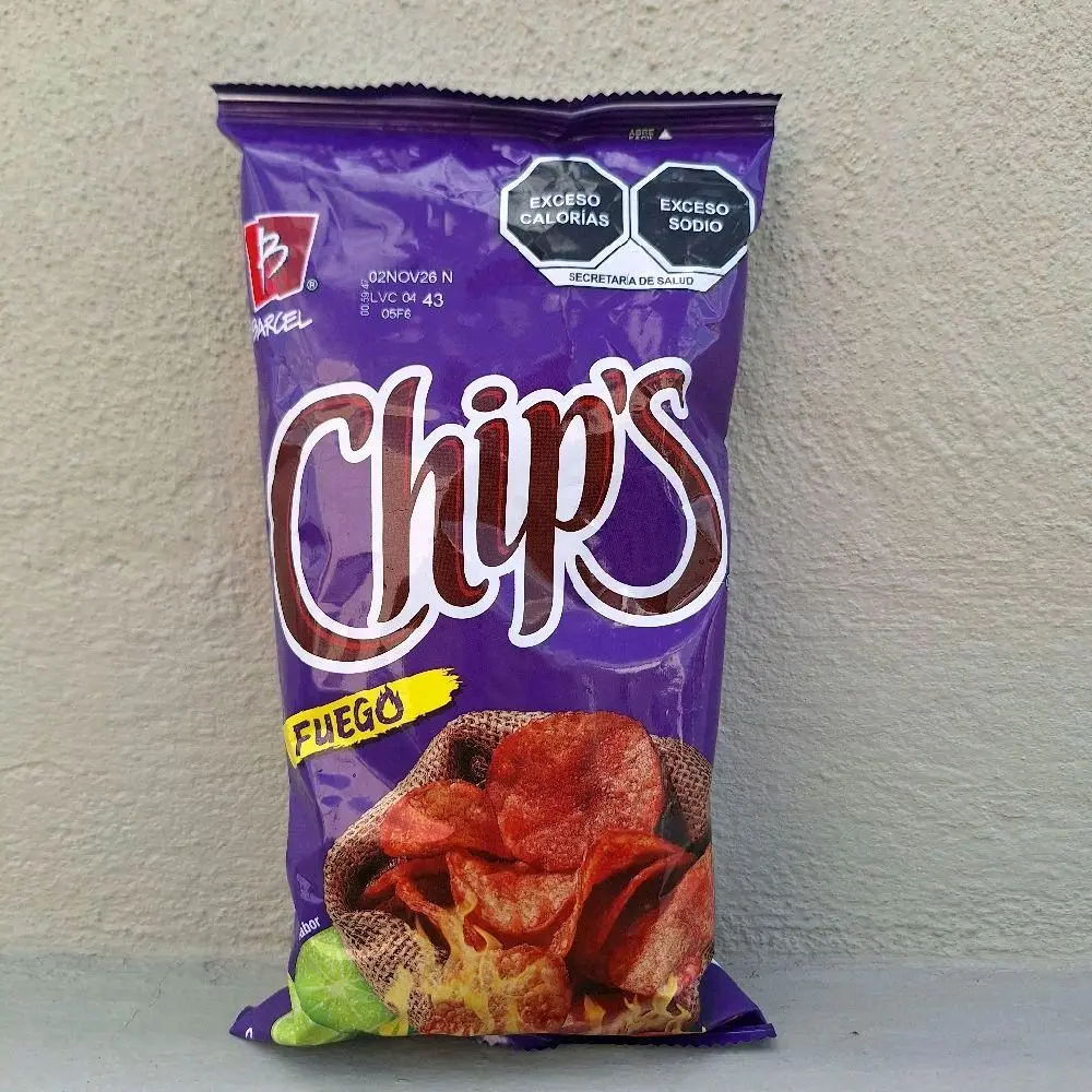Barcel Fuego Crispy Snack Chips, Spicy thin Snack for Casual Munching