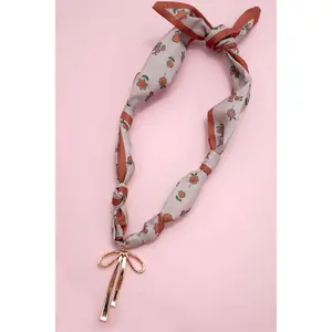 HANDMADE SCARF CHARM NECKLACE