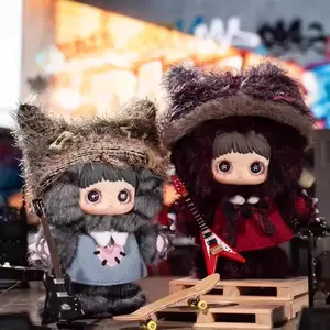 （03）BABYTHREE- MayMei-Kitten Academy Deries Plush Doll Blind Box(Hidden Style Probability: 72:1)