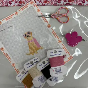 Emily's Beginner Needlepoint Kit - Fashion Pup