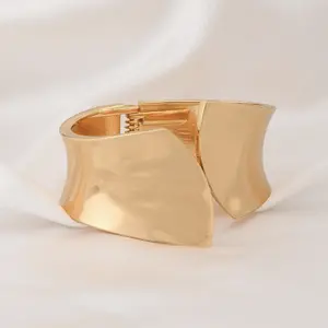 Bangle Bracelets for Women | Trendy Wide Bracelets | Hinged Arm Cuff Bangles Chunky Bracelet for Women