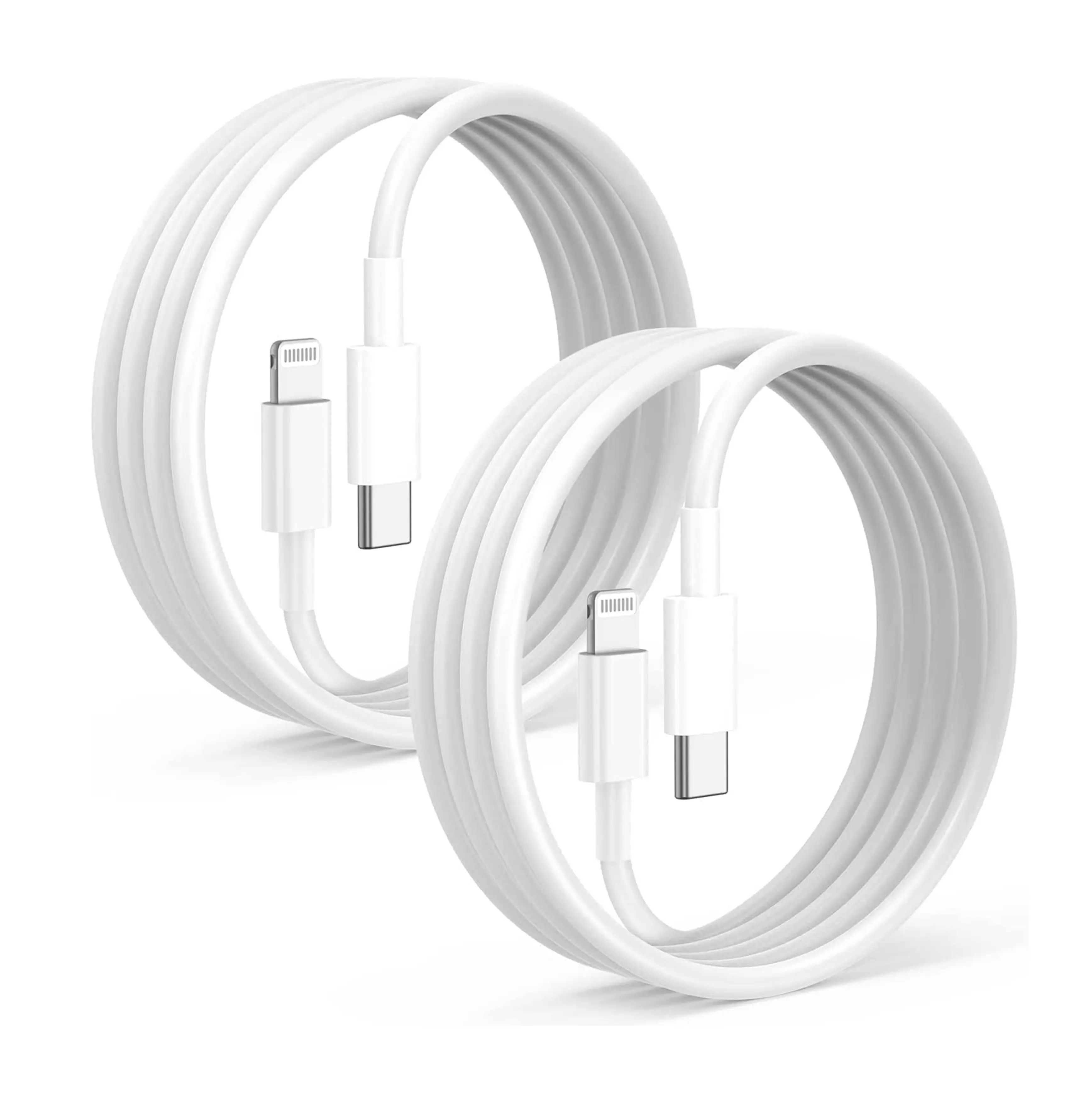 2-pack USB-C to Lightning Fast Charging Cables, 3.3ft, Type-C Data/Charging Cables, compatible with iPhone 14/13/12/11 Pro Max/X/XS/XR 876, spare cables included, gift.