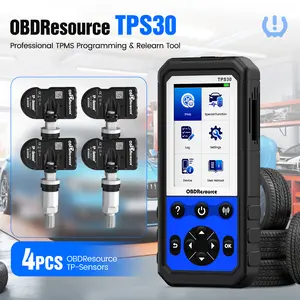 OBDResource TPS30 Universal TPMS Programming Tool with 4 Sensors 315/433 2in1 TP Sensor