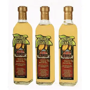 212 MAIN Kinloch 50096 Natural 500ml High Smoke Heart Healthy Pecan Oil - 3 Bottles, Ideal for Everyday Use, Three Bottles