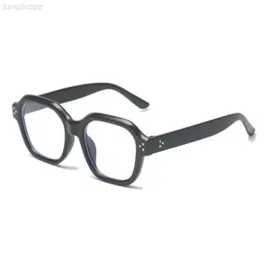 Unisex Retro Square Blue Light Blocking Eyeglasses, Classic Lightweight Frame Clear Lens Glasses, Trendy Sports Fashion Eyewear for Reading Computer Study Daily Wear