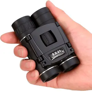 Portable 4K High Definition Binoculars, Mini Pocket Binoculars, High Magnification Binoculars for Bird Watching, Hunting, Concert & Travel, Binoculars for Outdoor, Convenient Travel