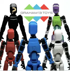 Specialty Selection Graham13Toys T13 Lucky 13 Toys Dummy 13 Figure Articulated Design 14CM/5.5 Inch for Collectors and Posers with Enhanced Movement and Versatile Use