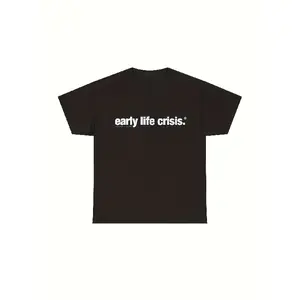 Men'S Black Nettspend& Osamason Tour Merchandise T-Shirt - Early Years Crisis-Themed Print T-Shirt, Featuring Artist Logo, Casual Concert Crew Neck Shirt, Machine Washable for All Seasons