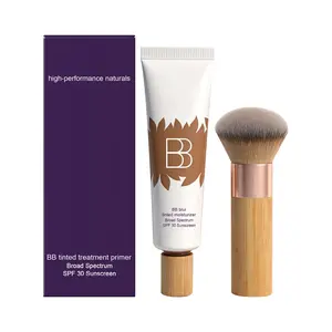 Bb Cream Set Concealer Foundation Moisturizing Makeup Primer Long-Lasting Smooth Application No Powder Blockage Hydrating Makeup