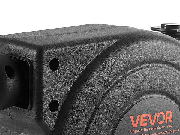 【BackToSchool】VEVOR Retractable Extension Cord Reel 25FT Heavy Duty 14AWG/3C SJTOW Red, for Ceiling/Wall Mount, 13A Circuit Breaker, Automatic Retractable Power Cord, Lighted Triple Tap, with 180° Swivel Bracket 【BackToSchool】VEVOR Retractable Extension Cord Reel 25FT Heavy Duty 14AWG/3C SJTOW Red, for Ceiling/Wall Mount, 13A Circuit Breaker, Automatic Retractable Power Cord, Lighted Triple Tap, with 180° Swivel Bracket