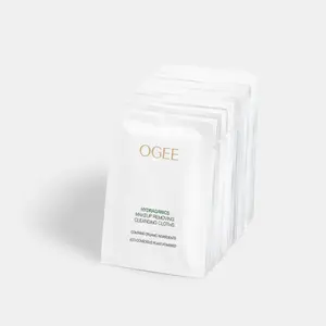 Ogee Hydronamics Makeup Removing Cleansing Cloths - Organic Aloe Vera & Jojoba Infused Ultra Soft Sheets for Gentle Skin Purification