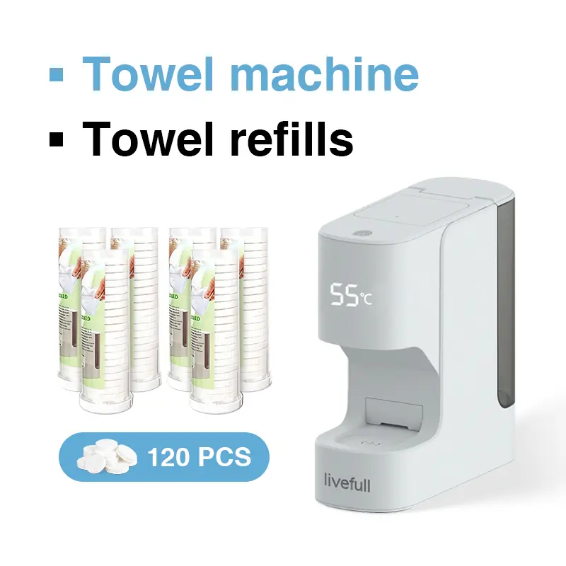 1 Machine+ 120 Pcs Towels
