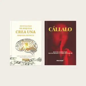 Prycken – 30-Day Dual Mastery Set: Comunicación de Alto Impacto + Mentalidad de Riqueza | Aprende Qué Decir y Cómo Pensar con Prácticas Diarias, Tareas de Reflexión y Estrategias Reales para Transformar tu Boca y tu Mente