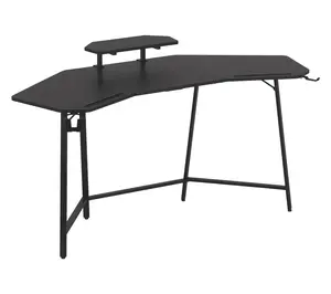 Techni Sport TS98D Gaming Desk w/ Shelf & Accessory Holders