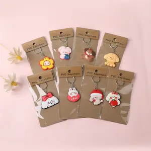 Cute Cartoon PVC Rubber Keychain – Fun Random Style Pendant Key Ring for Bags & Keys, Aesthetic Gift Accessories for Women & Men-MM1