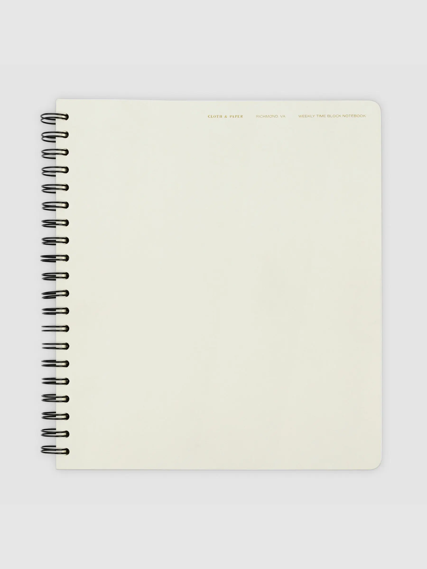 Time Block Notebook