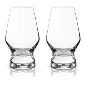 Viski Footed Crystal Scotch Glasses