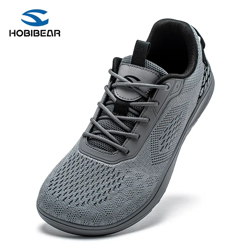 HOBIBEAR Men's Minimalist Barefoot Athletic Running Shoes - Wide-Last, 0-Drop, Slip-On, Breathable, Fitness Dual-Sport Gym-To-Street Casual Trainers for Trail Running, Breathable Running Shoes tiktokshopbacktoschool,back to school,back to school haul