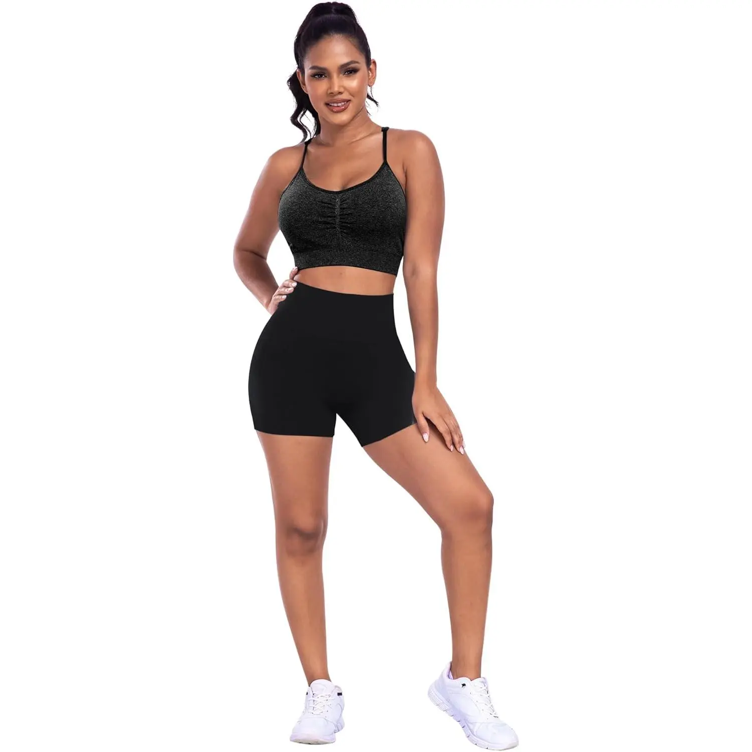 Women's High Waisted Seamless Workout Gym Biker Shorts - Butt Lifting Sports Running Shorts Sets, Breathable Stretchy Comfortable for Yoga Fitness Exercise Activewear Women's High Waisted Seamless Workout Gym Biker Shorts - Butt Lifting Sports Running Shorts Sets, Breathable Stretchy Comfortable for Yoga Fitness Exercise Activewear