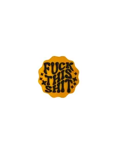 F/BW18- (1)PC 1.2" FU*K This SH!T Focal Bead for DIY Keychains, Wristlets, Cup Charms, Car Charms ETC
