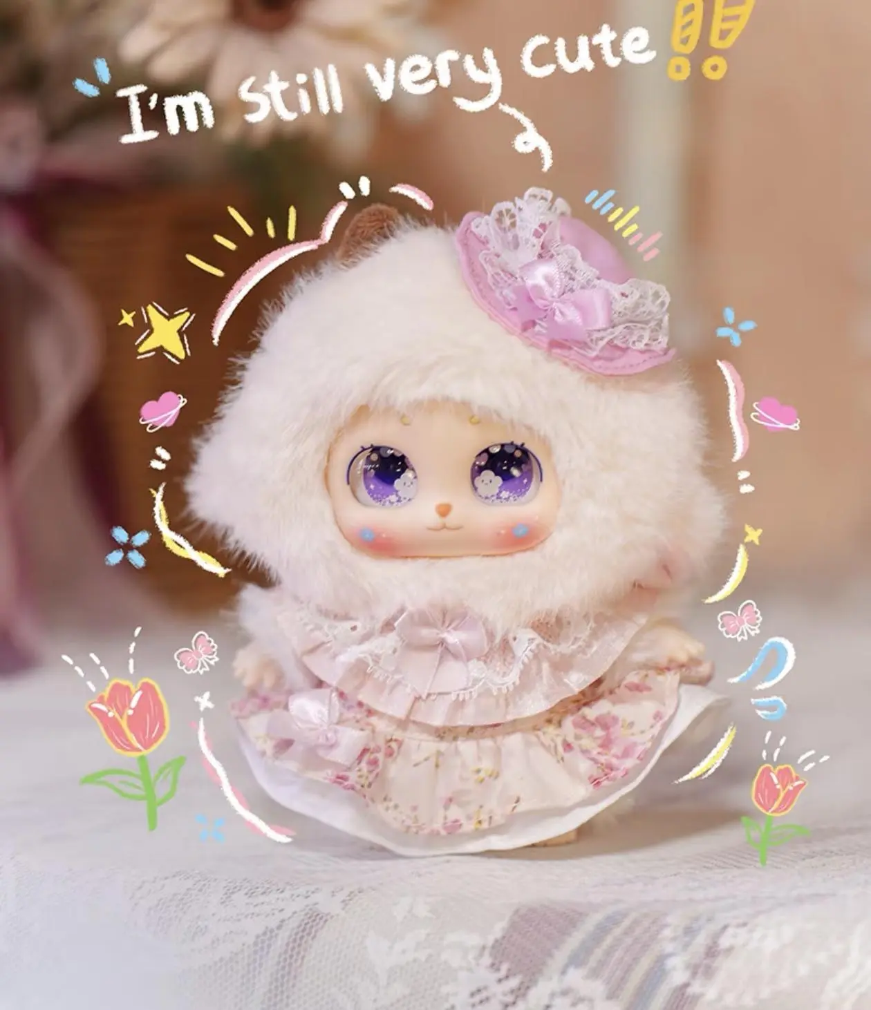 US-MILLY- Looking for Lolita Series Mystery Boxes Bag Pendant Bunny Plush Dolls Soft Collectibles Hidden Style 3/96
