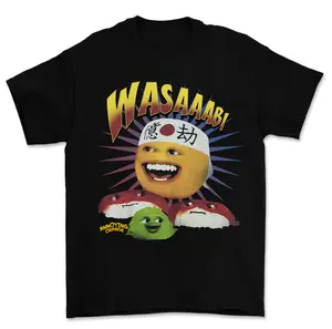 Annoying Orange Sushi Wasabi T-Shirt Featuring Hilarious Cartoon Humor