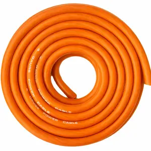 Absolute P4-25OR 25' 4-Gauge Orange Copper Mix Power Ground Wire Cable
