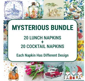 Napkin Bundle - Mysterious - Lunch and Cocktail