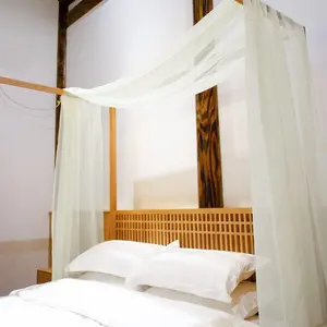 Canopy Bed Curtains for  & Full Bed, Cream Sheer Bed Canopy Scarf, Scarf Valance Canopy Bed Drapes, Four  Bed Canopy Drapes, Canopy Bed Scarf 1 count 52X228 Tulle  Canopy