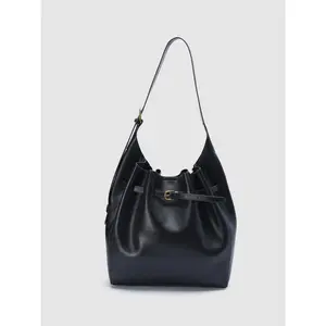 URBAN REVIVO 2026 Spring Women's Elegant Commute Bucket Shoulder Bag UAWB50163