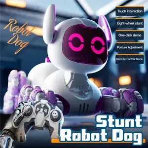 Robot Dog Toys for Kids, Remote Control Robots Dog withAuto-Demonstration,RC Stunt Remote Control Smart Robot Dog forAge Boys Girls Birthday Gift Present