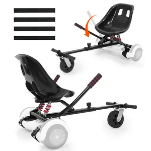 Lift Board Seat Attachment, Suitable for 6.5inch 8inch 8.5inch 10inch Lift Boards, Dual Vibration Absorption System, Handle Control, Adjustable Length, 270 LBS Load Capacity, Lift Board Stroller Attachment, Suitable for Children and Adults