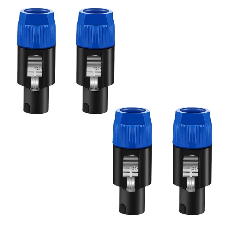 5Core Durable Speakon Adapter - Male Audio Jack Pin Connector for Audio Accessories, Secure Connection