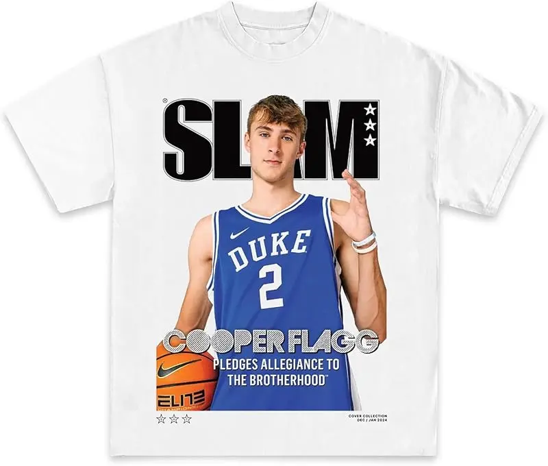 Cooper Flagg Duke Flex Graphic T-shirt For Men Women, For Fans Unisex Casual Streetswear Top Stylish N3