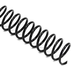 Plastic Spiral Binding Coils, 3:1 Pitch, 7/16" Diameter, 11.1mm, Binds Up to 80 Sheets, Letter Size (8.5" x 11"), Black, Pack of 100
