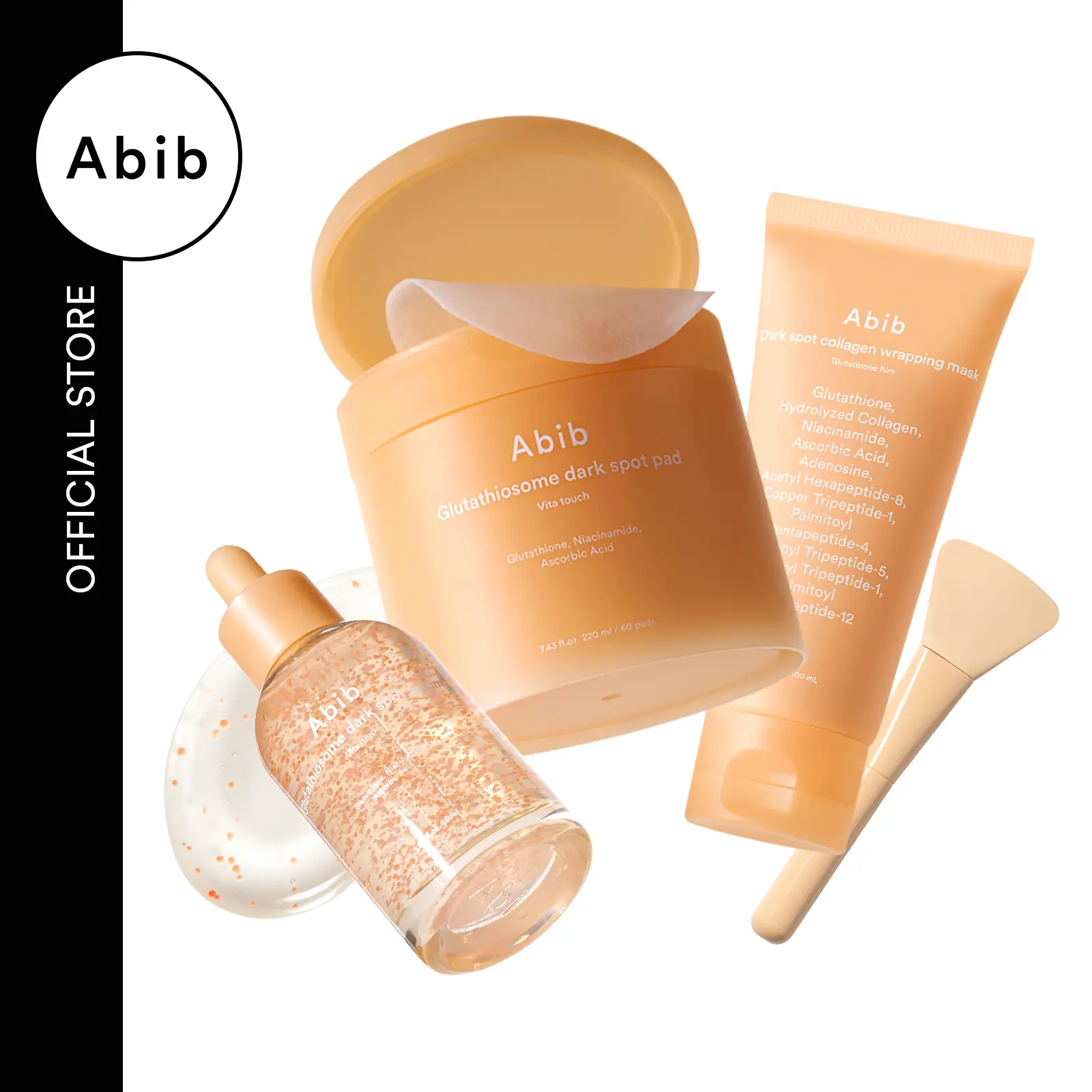 Abib official] Glutathione Dark Spot Care Trio l Hyperpigmentation & Dark  Spot Care, Vitamin C