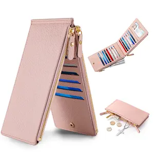 Women’s Minimalist Bifold Wallet – Elegant Mini Card Holder, Compact Short Purse for Everyday Use