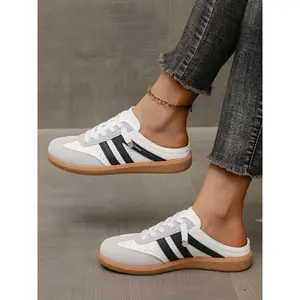 Women’s colorblock sneakers — casual, comfortable, breathable sports shoes that go with everything for everyday wear (gift)