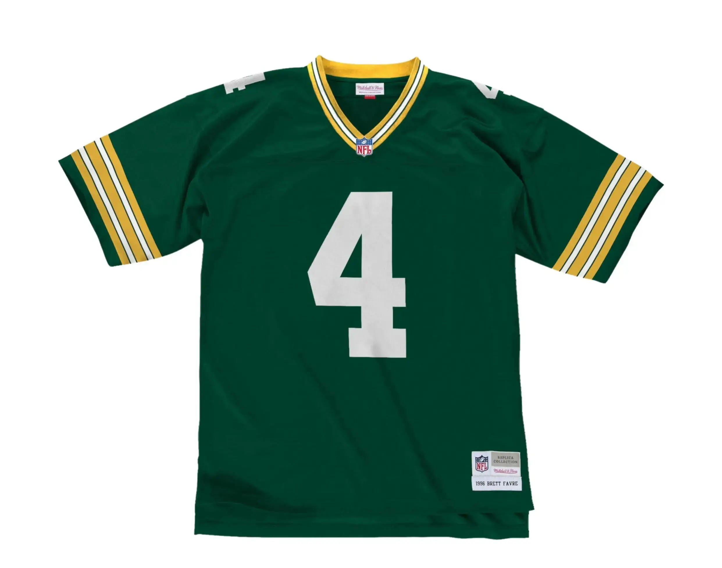 Mitchell & Ness Legacy Green Bay Packers 1996 Brett Favre Football Jersey in Dark Green | Men's