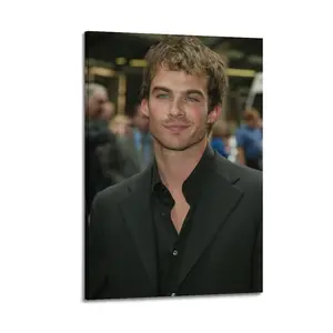 Ian Somerhalder Canvas Painting Oil Painting Wall Art Canvas Poster Decorative Painting Corridor Decoration Home Ornaments Photo