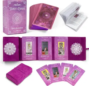 Tarot Card Deck with Guidebook with Meanings on Them | Tarot Cards for Beginners | Wrap Pouch with Placement